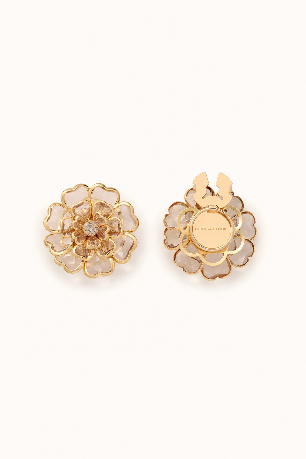 The Fleur Finish Button Covers