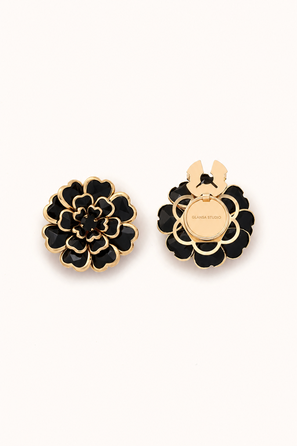 The Fleur Finish Button Covers
